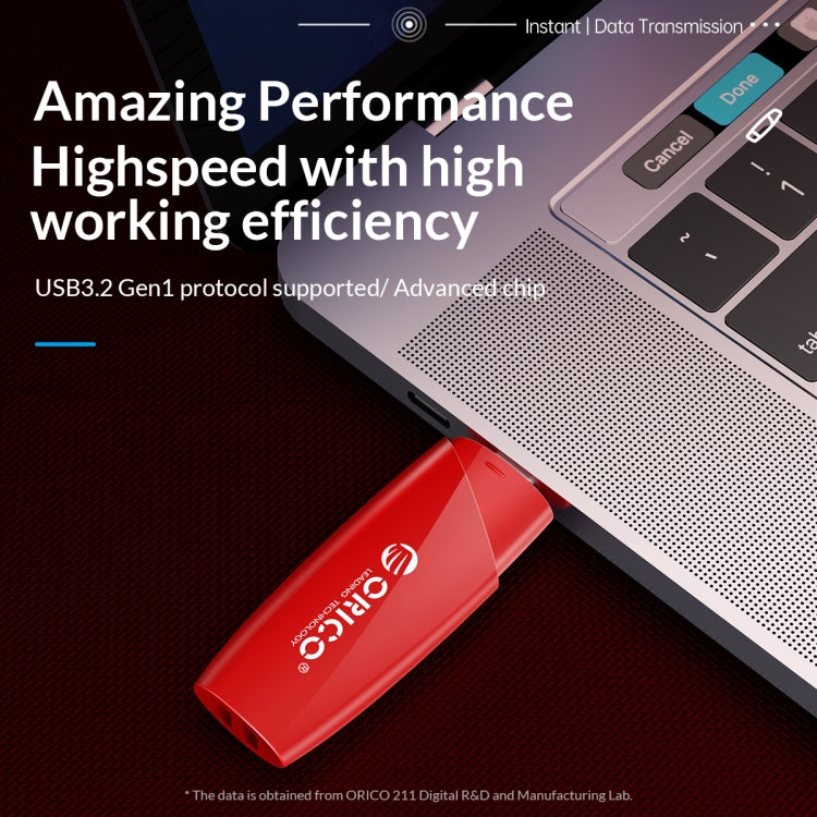 ORCIO USB3.0 U Disk Drive, Read: 260MB/s, Write: 15MB/s, Memory:128GB, Port:USB-A(Black)