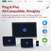 ORICO UFS Flash Drive, Read: 450MB/s, Write: 350MB/s, Memory:64GB, Port:USB-A(Red)