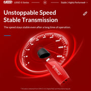 ORICO USB Solid State Flash Drive, Read: 520MB/s, Write: 450MB/s, Memory:128GB, Port:USB-A(Black)