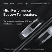 ORICO USB Solid State Flash Drive, Read: 520MB/s, Write: 450MB/s, Memory:128GB, Port:USB-A(Silver)