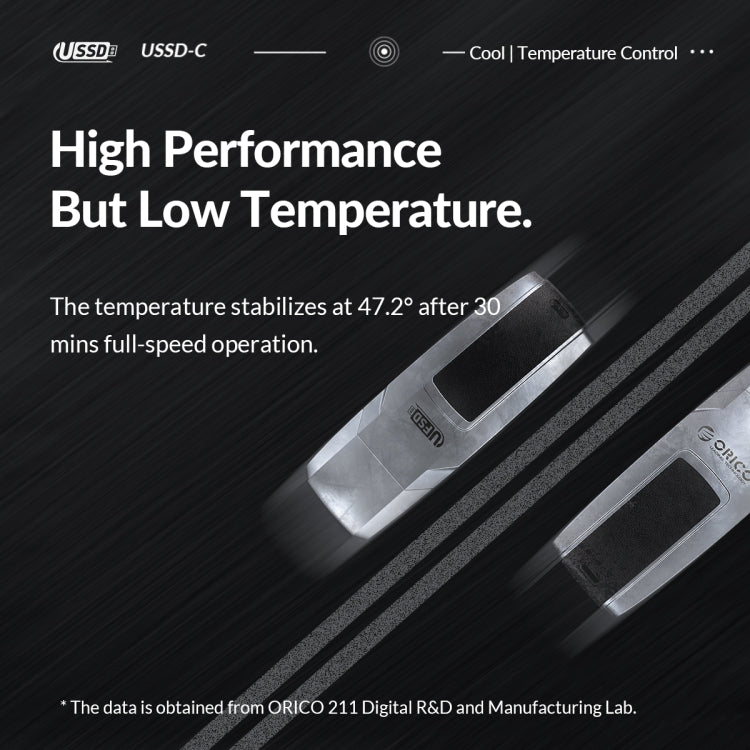 ORICO USB Solid State Flash Drive, Read: 520MB/s, Write: 450MB/s, Memory:512GB, Port:USB-A(Silver)