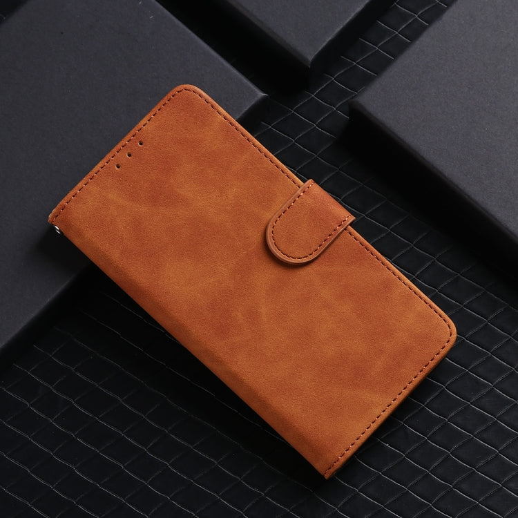 For Blackview BV7100 Skin Feel Magnetic Flip Leather Phone Case(Brown)