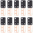 For OPPO A74 4G/F19 10 PCS Back Camera Lens - Camera Series by PMC TechLife | Online Shopping South Africa | PMC TechLife