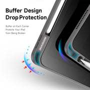 For iPad 2025 / 2022 DUX DUCIS Magi Series Smart Leather Tablet Case(Grey)