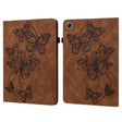 For OPPO Pad Air 2022 Embossed Butterfly Pattern Leather Tablet Case(Brown) - OPPO by PMC TechLife | Online Shopping South Africa | PMC TechLife | Buy Now Pay Later Mobicred
