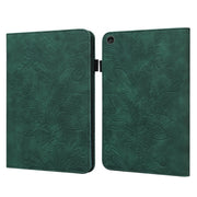 For Lenovo Tab M10 3rd Gen Lace Flower Embossing Pattern Leather Tablet Case(Green)