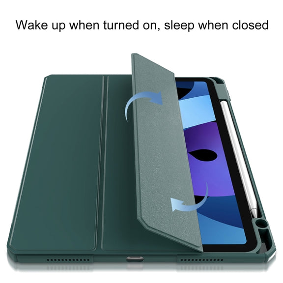 For iPad 2025 / 2022 Mutural Pinyue Series Smart Leather Tablet Case(Sky Blue)
