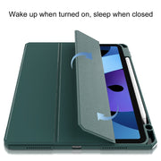 For iPad 2025 / 2022 Mutural Pinyue Series Smart Leather Tablet Case(Black)