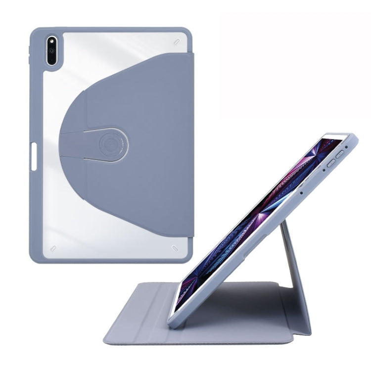 For Huawei MatePad Pro 11 2022 Acrylic 360 Degree Rotation Holder Tablet Leather Case(Purple)