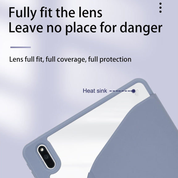 For Huawei MatePad Pro 11 2022 Acrylic 360 Degree Rotation Holder Tablet Leather Case(Purple)