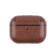 For AirPods Pro 2 Wireless Earphone Leather Shockproof Protective Case(Dark Brown) - For AirPods Pro 2 by PMC Jewellery | Online Shopping South Africa | PMC Jewellery | Buy Now Pay Later Mobicred