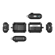 For AirPods Pro 2 Bumblebee Wireless Earphones Silicone Case with Switch & Lanyard Hole(Black)