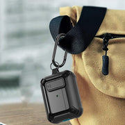 For AirPods Pro 2 Bumblebee Wireless Earphones Silicone Case with Switch & Lanyard Hole(Red Black)