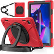 For Lenovo Tab M10 10.1 3rd Gen Silicone + PC Protective Tablet Case(Red) - Lenovo by PMC TechLife | Online Shopping South Africa | PMC TechLife | Buy Now Pay Later Mobicred