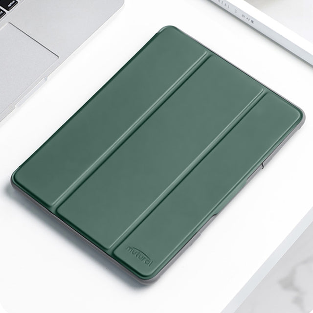 For iPad 2025 / 2022 Mutural PC + TPU Shockproof Leather Tablet Case(Green)