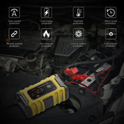 FOXSUR 6A 12V Motorcycle / Car Smart Battery Charger, Plug Type:US Plug(Yellow)