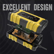 FOXSUR 6A 12V Motorcycle / Car Smart Battery Charger, Plug Type:AU Plug(Yellow)