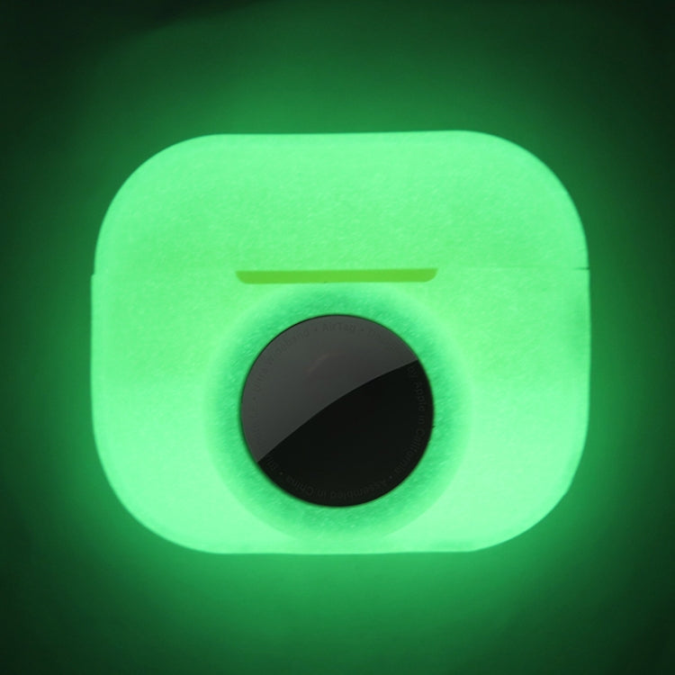 For AirPods Pro 2 / AirTag 2 in 1 Shockproof Full Coverage Silicone Protective Case(Fluorescent Green)