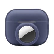 For AirPods Pro 2 / AirTag 2 in 1 Shockproof Full Coverage Silicone Protective Case(Royal Blue)