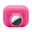 For AirPods Pro 2 / AirTag 2 in 1 Shockproof Full Coverage Silicone Protective Case(Rose Red) - For AirPods Pro 2 by PMC Jewellery | Online Shopping South Africa | PMC Jewellery | Buy Now Pay Later Mobicred