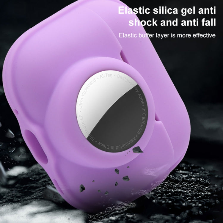 For AirPods Pro 2 / AirTag 2 in 1 Shockproof Full Coverage Silicone Protective Case(Royal Blue)
