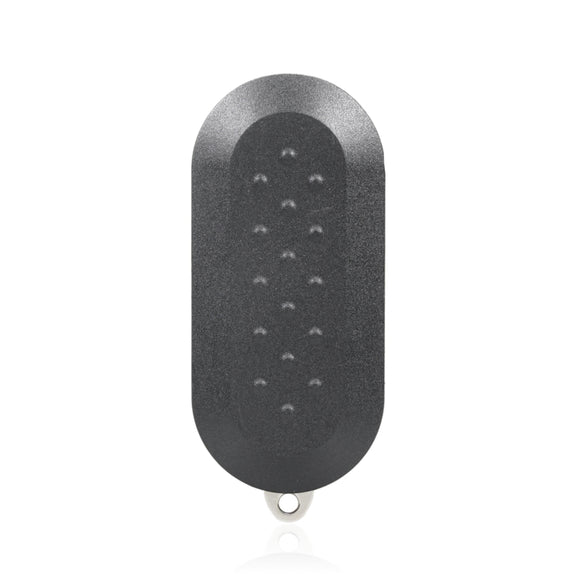 For Fiat 3 Button Folding Car Key Case Remote Control Shell SIP22, Style:White Switch Trunk Button
