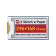 Waveshare 2.36 inch 296×168 E-paper Module - free shipping - PMC TechLife - Order now!