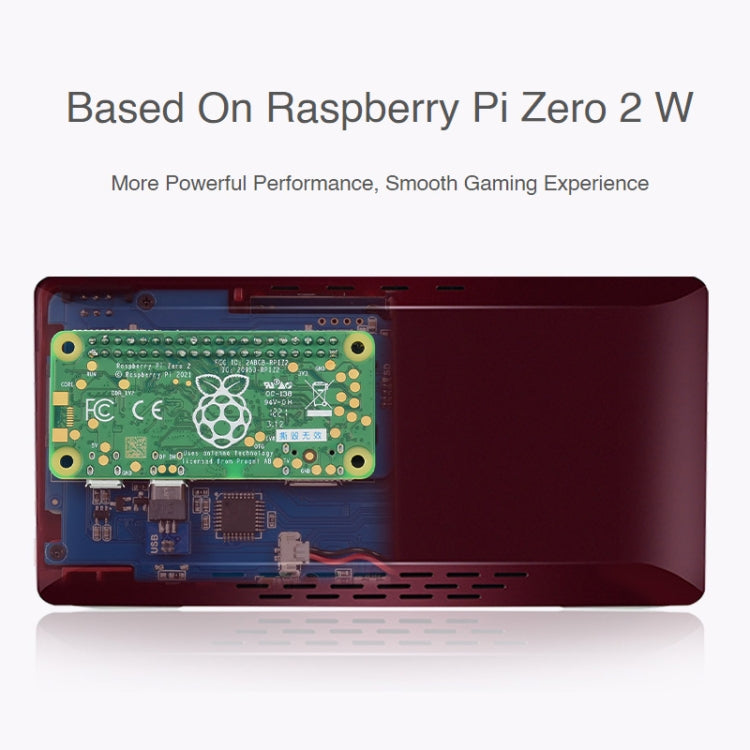 Waveshare GPM280 WiFi Portable Game Console Base on Raspberry Pi Zero, 2W with 32GB TF Card(EU Plug)