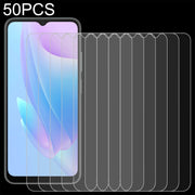 For Blackview A52 50 PCS 0.26mm 9H 2.5D Tempered Glass Film