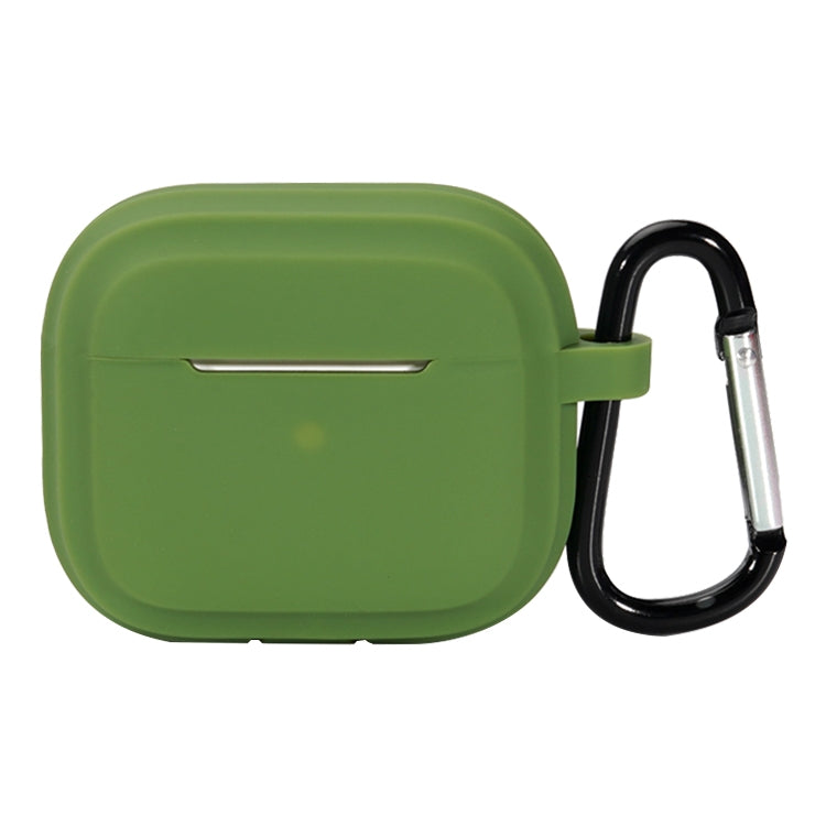 For AirPods Pro 2 Striped Shockproof Earphone Case(Grass Green)