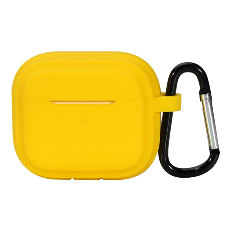 For AirPods Pro 2 Striped Shockproof Earphone Case(Yellow)