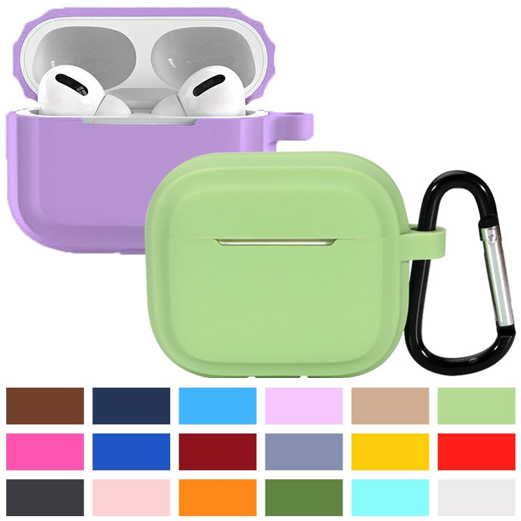 For AirPods Pro 2 Striped Shockproof Earphone Case(Brown)
