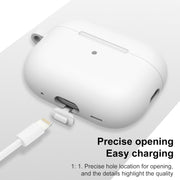 For AirPods Pro 2 Thickened One-piece Shockproof Earphone Case(White)