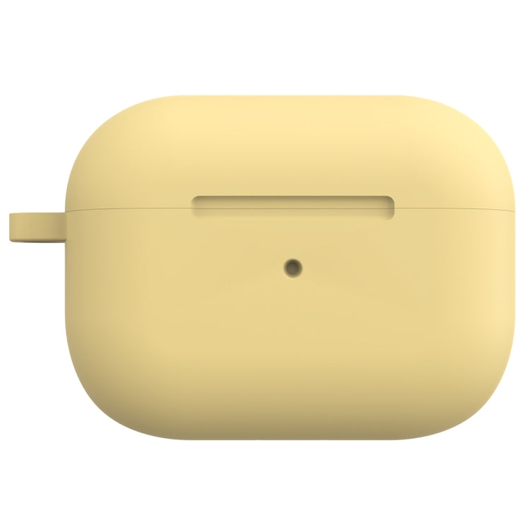 For AirPods Pro 2 Thickened One-piece Shockproof Earphone Case(Yellow)