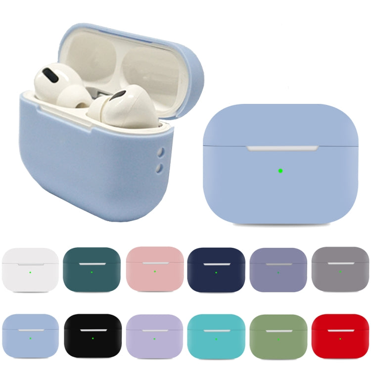 For AirPods Pro 2 Spliting Silicone Protective Case(Lavender Grey)