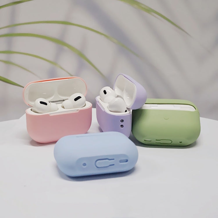 For AirPods Pro 2 Spliting Silicone Protective Case(Pink)