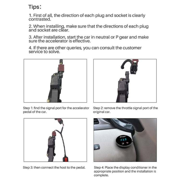 For Ford B-MAX 2012- TROS CK Car Potent Booster Electronic Throttle Controller
