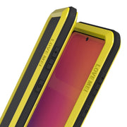For Galaxy A71 LOVE MEI Metal Shockproof Water-resistant Dustproof Protective Case(Yellow)