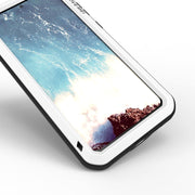 For Galaxy S20 Plus LOVE MEI Metal Shockproof Water-resistant Dustproof Protective Case(White)