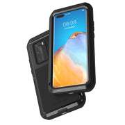 For Huawei P40 Pro LOVE MEI Metal Shockproof Water-resistant Dustproof Protective Case(Silver)