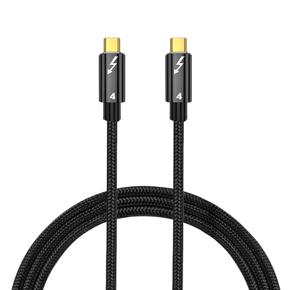 100W Type-C to Type-C Compatible Thunderbolt 4 Full-function Data Cable, Length:0.8m