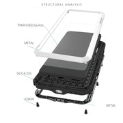 For Huawei Mate 30 LOVE MEI Metal Shockproof Water-resistant Dustproof Protective Case(Black)