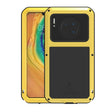 For Huawei Mate 30 LOVE MEI Metal Shockproof Waterproof Dustproof Protective Case(Yellow) - free shipping - PMC TechLife - Order now!
