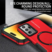 For Samsung Galaxy Note20 Ultra MagSafe Shockproof Armor Phone Case(Red)