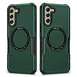 For Samsung Galaxy S21 FE 5G MagSafe Shockproof Armor Phone Case(Dark Green) - Galaxy Phone Cases by PMC TechLife | Online Shopping South Africa | PMC TechLife