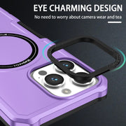 For Samsung Galaxy S23+ 5G MagSafe Shockproof Armor Phone Case(Purple)