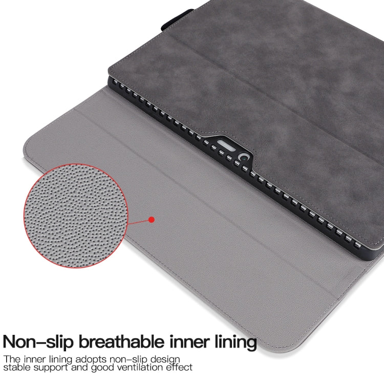 For Microsoft Surface Pro 9 / Surface Pro 10 Sheepskin All-Inclusive Shockproof Protective Case with Power Bag(Black)