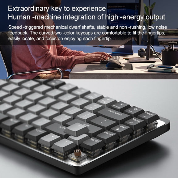 Logitech MX Mechanical Mini Wireless Bluetooth Dual Mode Keyboard with Logi Bolt USB Receiver(Red Axis)