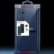 For Huawei P50 Pocket SULADA Invisible Bracket Leather Back Cover Phone Case(Red)