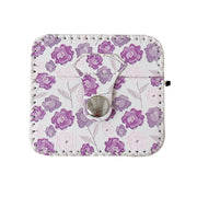 For AirPods Pro 2 PU Leather Wireless Earphone Case(Purple Flowers)